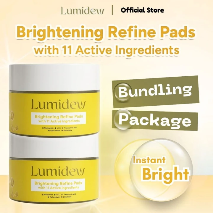 BUNDLING PACKAGE 2 Lumidew Brightening Refine Pads